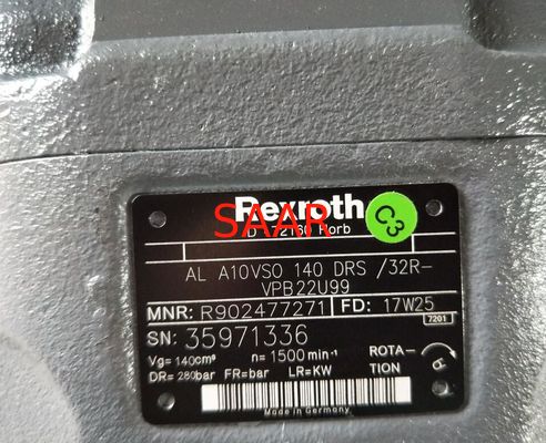 Rexroth R902477271 ALA10VSO140DRS/32R-VPB22U99の軸ピストン可変的なポンプ