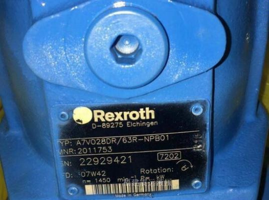 R902223310 A7VO28DR/63R-NPB01 Rexroth軸ピストン可変的なポンプA7VO28DRタイプ