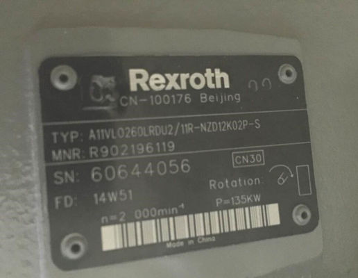 R902196119 A11VLO260LRDU2/11R-NZD12K02P-S Rexroth A11VOのタイプ軸ピストン可変的なポンプ