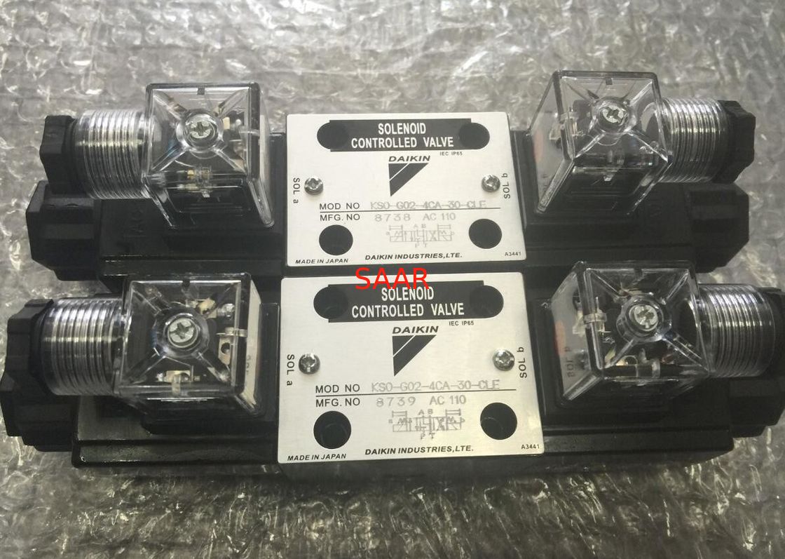 KSO-G02-2A-2TD-30, KSO-G02-3BA-30 工業用油圧バルブ ダイキン KSO-G02シリーズ 電磁弁