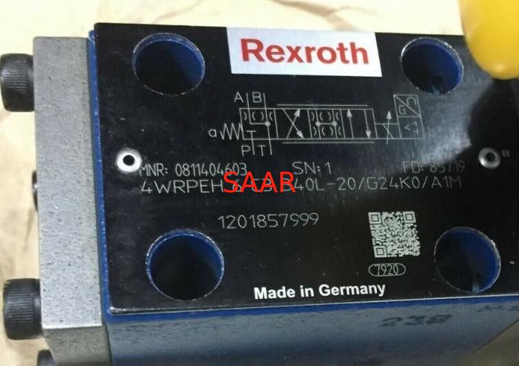 0811404603 4WRPEH6C3B40L-2X/G24K0/A1Mの4WRPEH6C3B40L-20/G24K0/A1M方向制御弁の統合された電子工学
