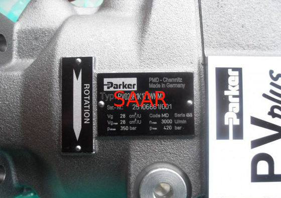 パーカーデニソンの油圧ポンプの軸ピストン・ポンプPV016 PV020 PV023 PV028シリーズ