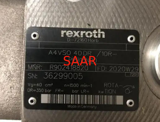 R902418820 A4VSO40DR/10R-PPB13N00 レックスロス A4VSO40シリーズピストンポンプ 備蓄